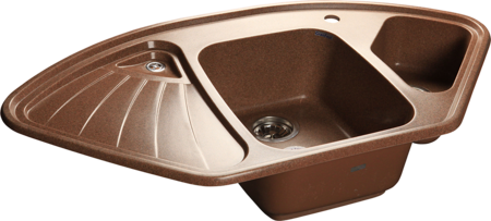 Кухонная мойка GranFest Corner 1040E, C-1040E терракот